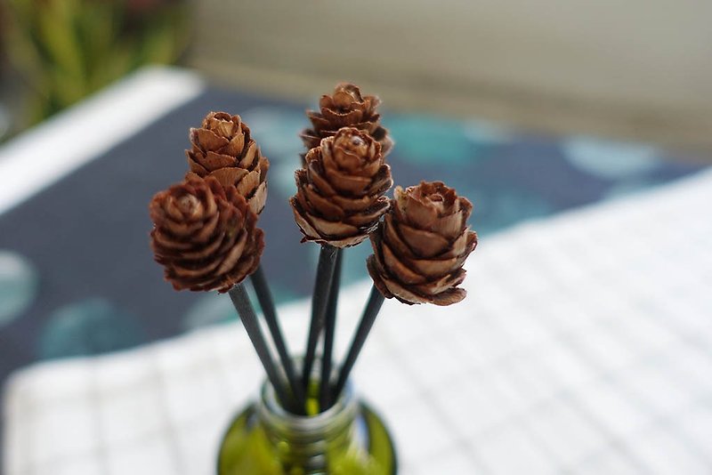 Mini pine cones - น้ำหอม - พืช/ดอกไม้ สีนำ้ตาล