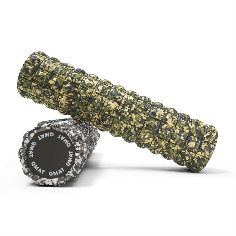 【QMAT】50CM按摩滾筒-圓粒款 台灣製 - 運動用品/健身器材 - 其他材質 藍色