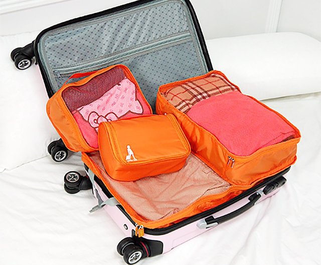 Suitcase clothing storage bag - medium building block stacking storage mesh  bag travel storage bag thickened high den - Shop SleepWell Luggage &  Luggage Covers - Pinkoi