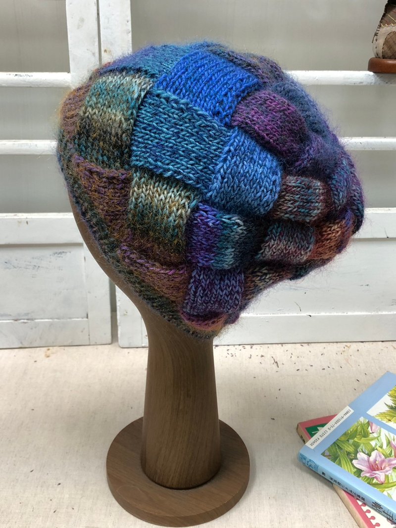 ChiChi handmade-high-quality wool knitted hat/wool hat/hand-knitted - Hats & Caps - Wool Multicolor