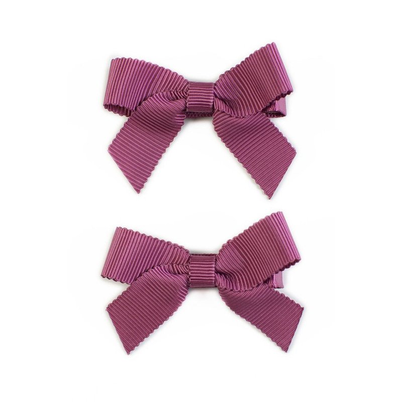 British Ribbies classic bow 2 into the group-rose - Hair Accessories - Polyester 