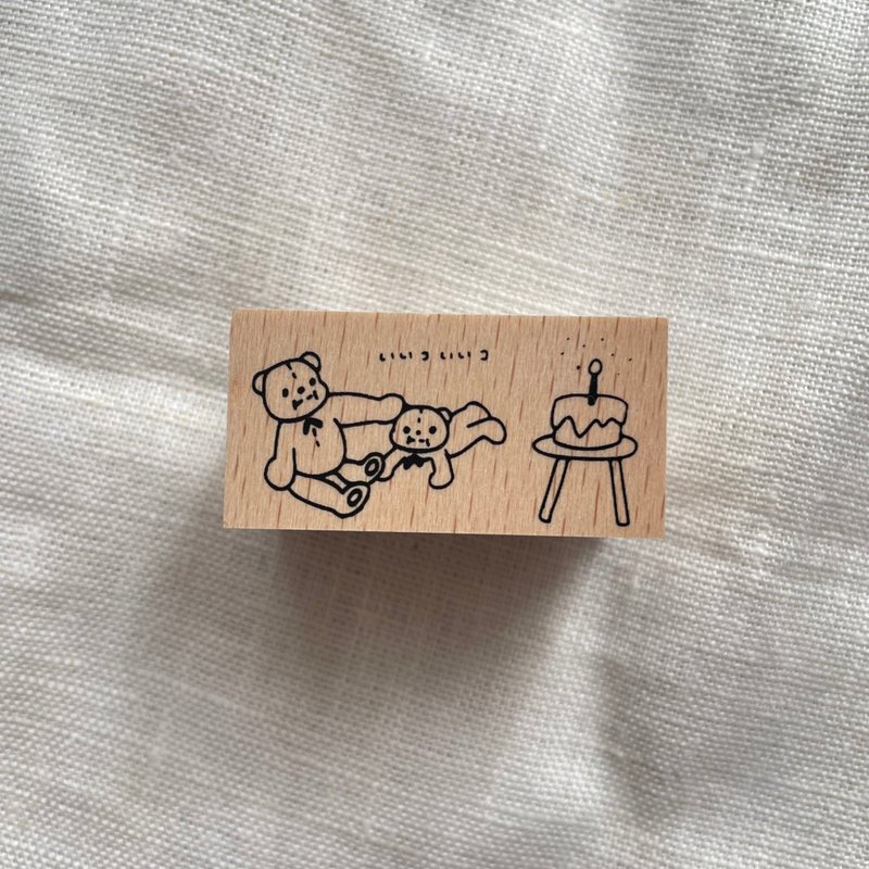 なでなで　はんこ - 印章/印台 - 木頭 咖啡色