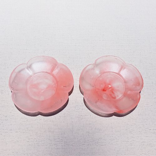 拾金 | SHI-JIN 琉璃 粉彩 五瓣 梅花 杯托