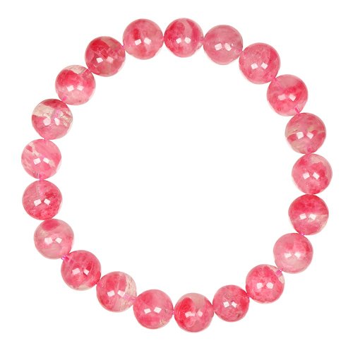 正佳珠寶 Gemsrich Jewelry 【正佳珠寶】薔薇石 高品玉化櫻花雨薔薇 8.7-9.2mm 玫瑰薔薇石手