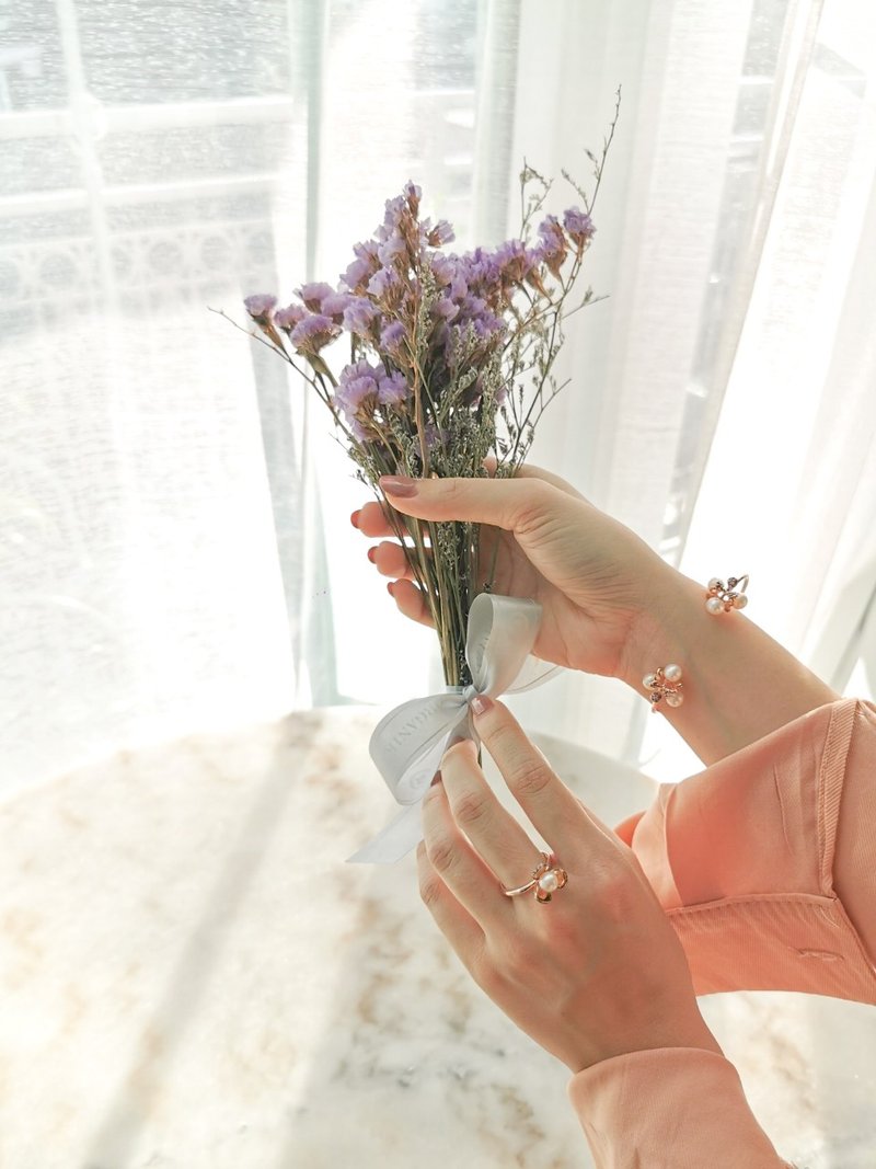 Seed Cuff - Rose gold - 手鍊/手環 - 純銀 