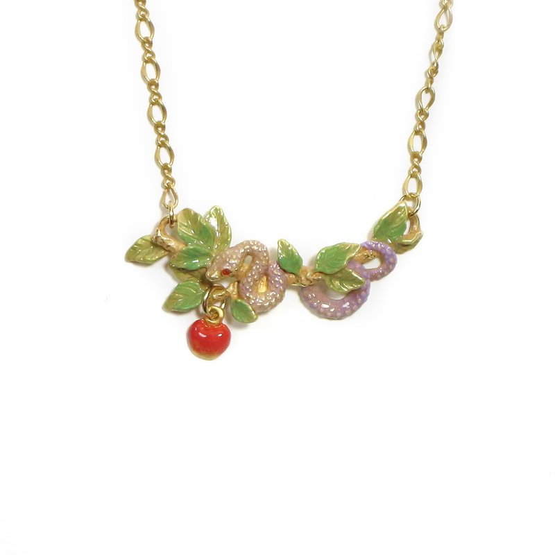 エデンの園 ネックレス　Garden of Eden Necklace　NE430 - 項鍊 - 其他金屬 紅色