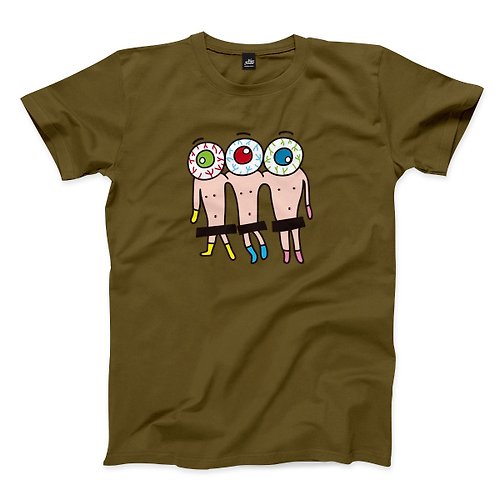 ViewFinder 裸奔兄弟 - 軍綠 - 中性版T恤