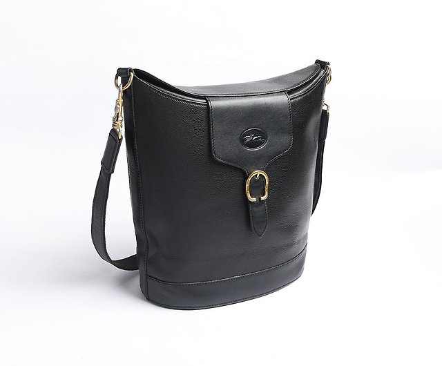 Longchamp, Bags, Vintage Longchamp Crossbody Leather Bag