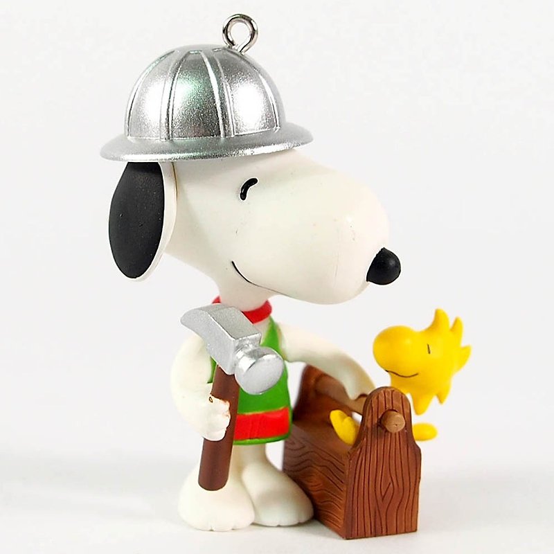 Snoopy Charm-Building Pawn [Hallmark-Peanuts Snoopy Charm] - ตุ๊กตา - วัสดุอื่นๆ สีเงิน