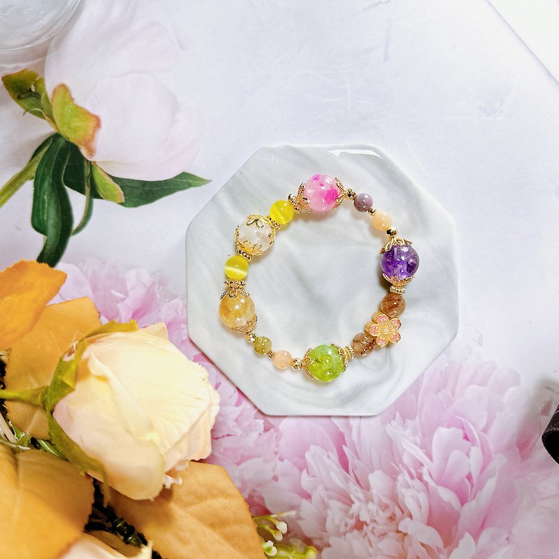 All-round custom-made Aogang crystal bracelet exclusively for the number of life - Bracelets - Crystal Multicolor