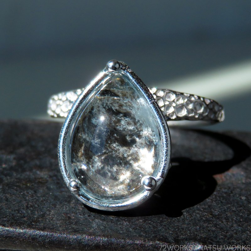 アクアマリンサンストーン リング / Aquamarine Sunstone Ring - 戒指 - 寶石 藍色