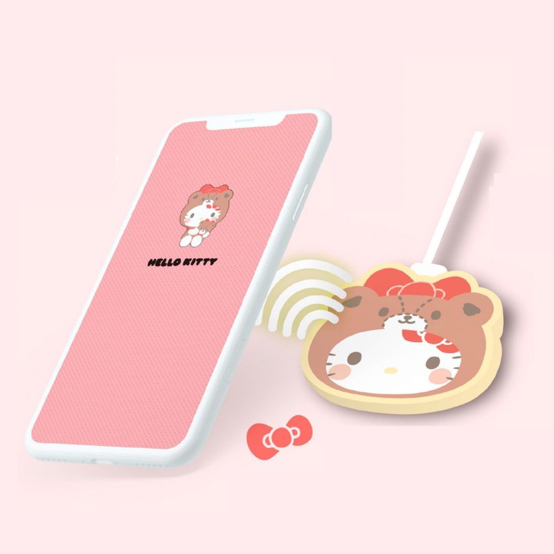 Hello Kitty x thecoopidea 15W Fast Wireless Charging Pad - แกดเจ็ต - วัสดุอื่นๆ สีส้ม