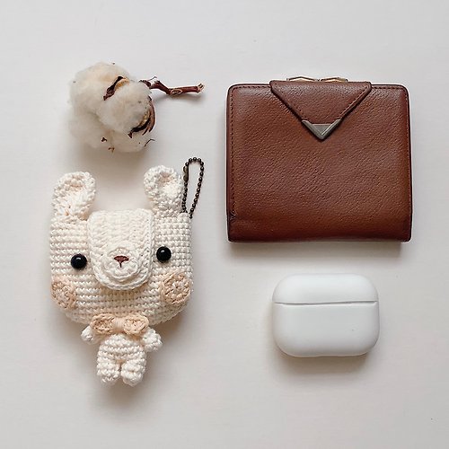 Meemanan Rabbit EarPods Pouch for AirPods 1/2/3/Pro, cute airpods 保護套