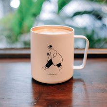 ファイヤーキングの交換用レトロアメリカン広告ミルクカップマグ