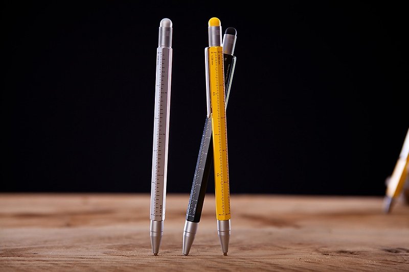 Multitasking Mechanical Pencil CONSTRUCTION GRAPHITE TOOL PEN - ดินสอ - โลหะ สีน้ำเงิน