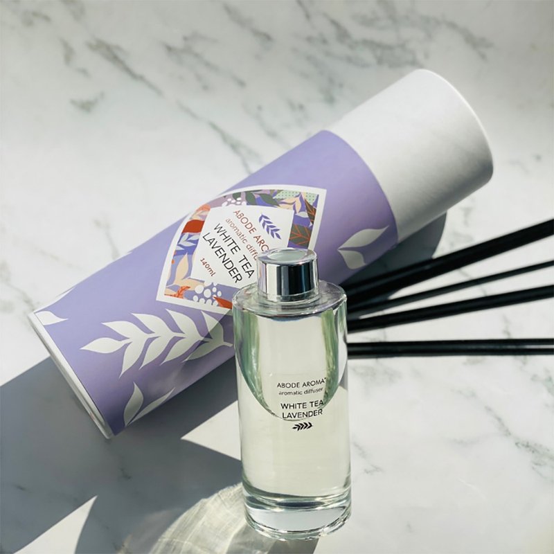 Abode Aroma 家居香薰座 140ml - 白茶花 & 薰衣草 - 香氛/精油/擴香 - 精油 紫色