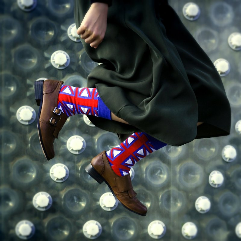 Women's Socks - Royal Navy, British Design for Stylish Ladies - ถุงเท้า - ผ้าฝ้าย/ผ้าลินิน 