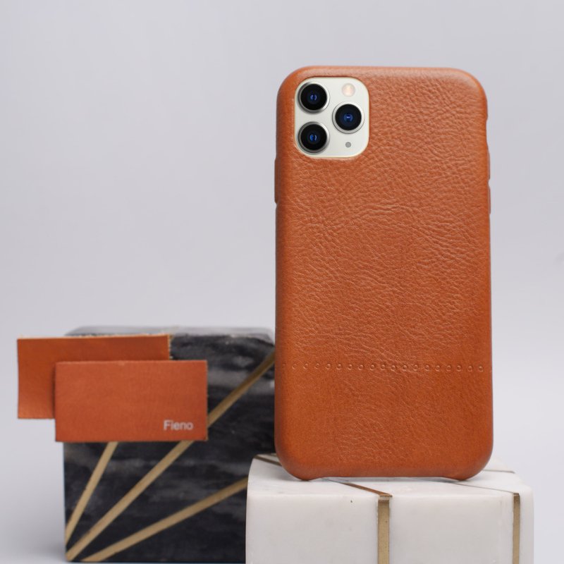 LEATHER case for iPhone 11 Pro/11 Pro Max / Xs Max / XR in Brown color - 手機殼/手機套 - 其他材質 咖啡色
