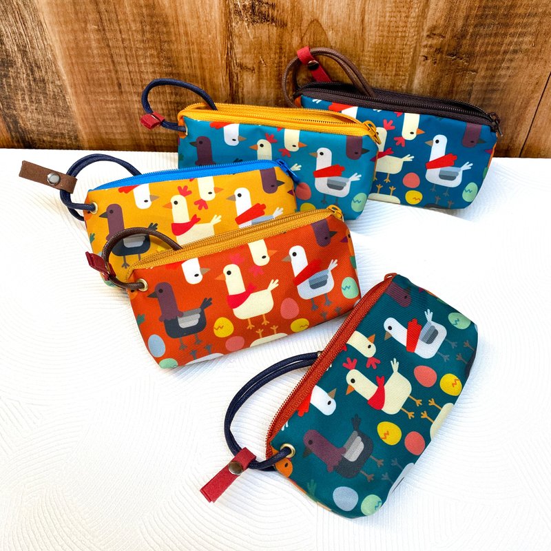 Waterproof zipper key bag (Good Luck, Guji, Colored version) Produced to order* - ที่ห้อยกุญแจ - วัสดุกันนำ้ หลากหลายสี