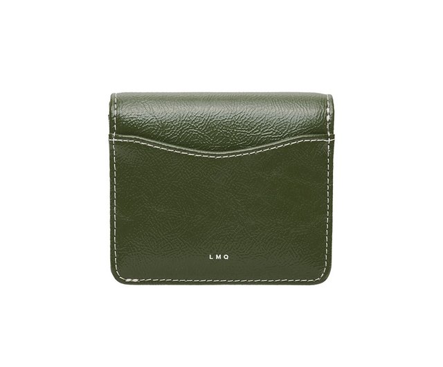 ★lemasque★ Daisy Photo Slot Wallet Bill Card Wallet Khaki Daisy Photo Slot Half Wallet Bill Card Wallet khaki - Shop