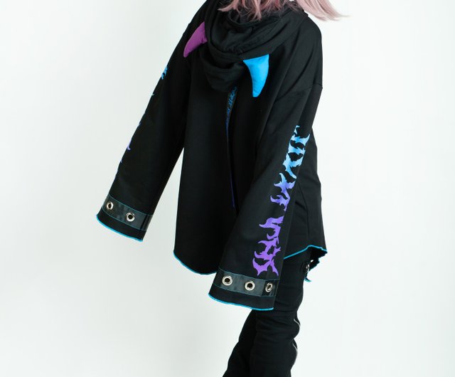 Punk rave bunny online hoodie