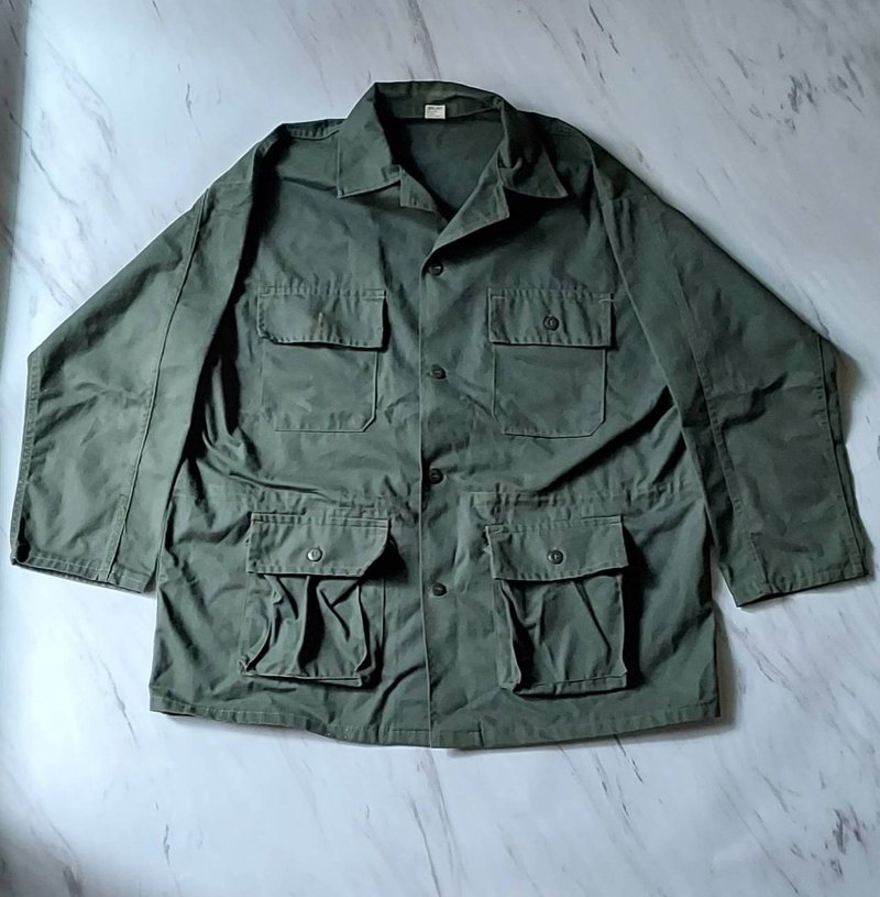 Vintage 法國陸軍公發F2棉質夾克外套B款 法國製 公發老品完整 - 男夾克/外套 - 棉．麻 
