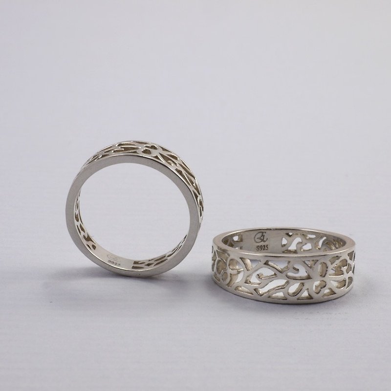 Girlfriend 2 into the preferential combination - vines - hollow ring 925 sterling silver index finger ring - General Rings - Other Metals 