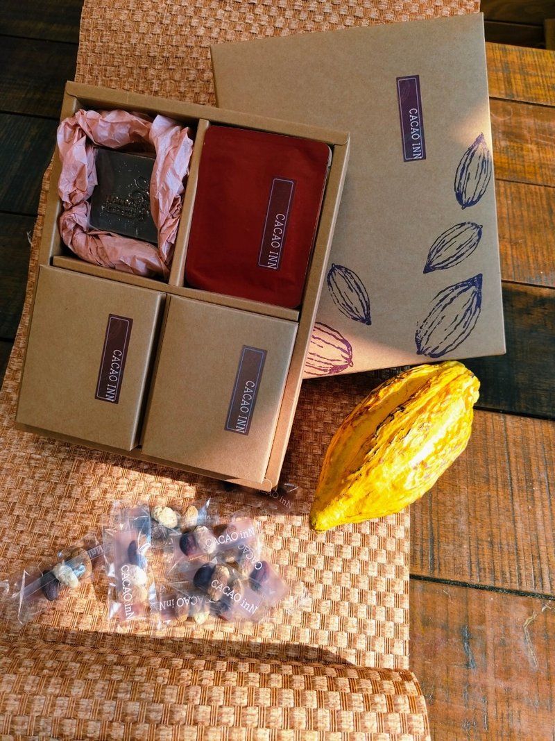 Exclusive handmade gift box discount_Pure Cocoa Award Series_Original Bean and - อาหารเสริมและผลิตภัณฑ์สุขภาพ - วัสดุอื่นๆ สีกากี