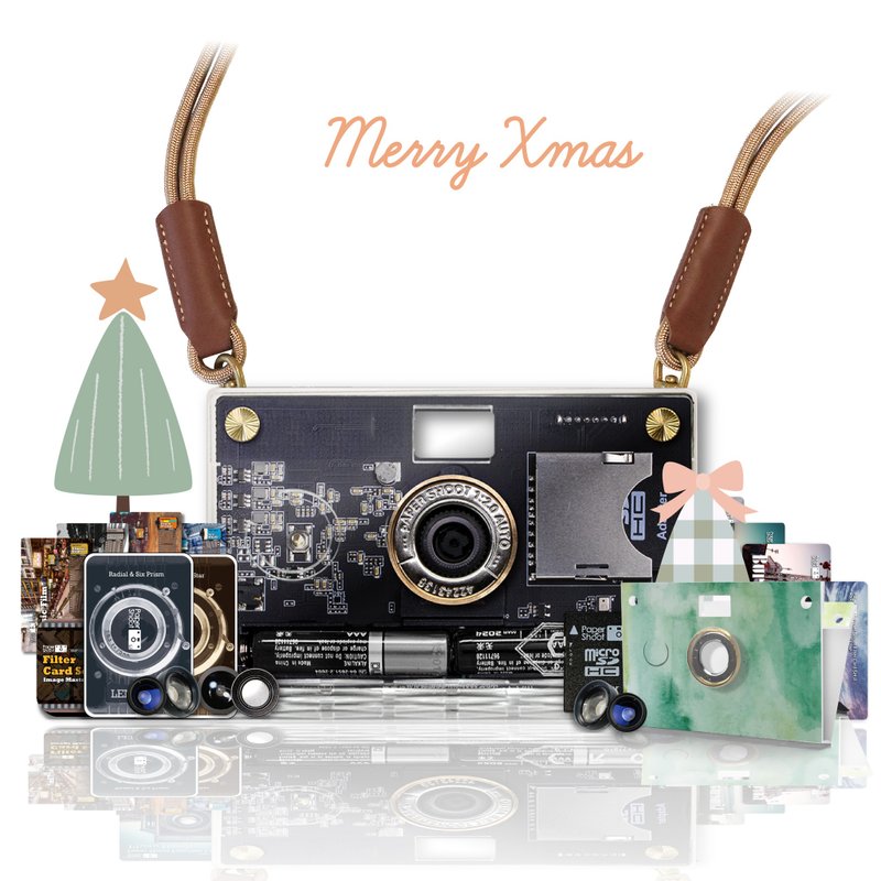 【20MP】Christmas crystal clear popular camera set - กล้อง - กระดาษ สีเทา