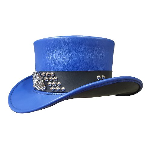Wallets And Hats 4 U Steampunk Gothic Pale Rider Leather Top Hat