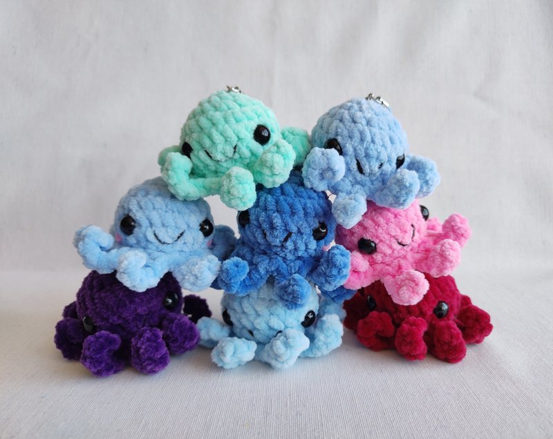 Crochet no-sew octopus pattern, amigurumi octopus - 其他數位設計 - 其他材質 