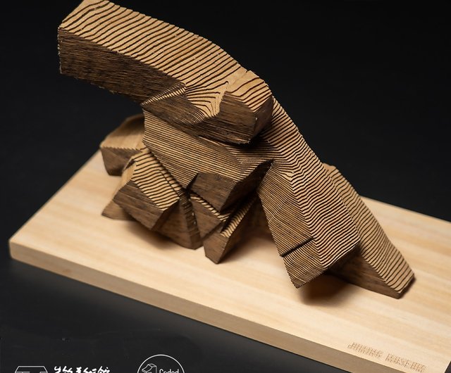 Code Statue】太極疊疊樂立體拼圖單鞭下勢朱銘美術館聯名款數字雕像