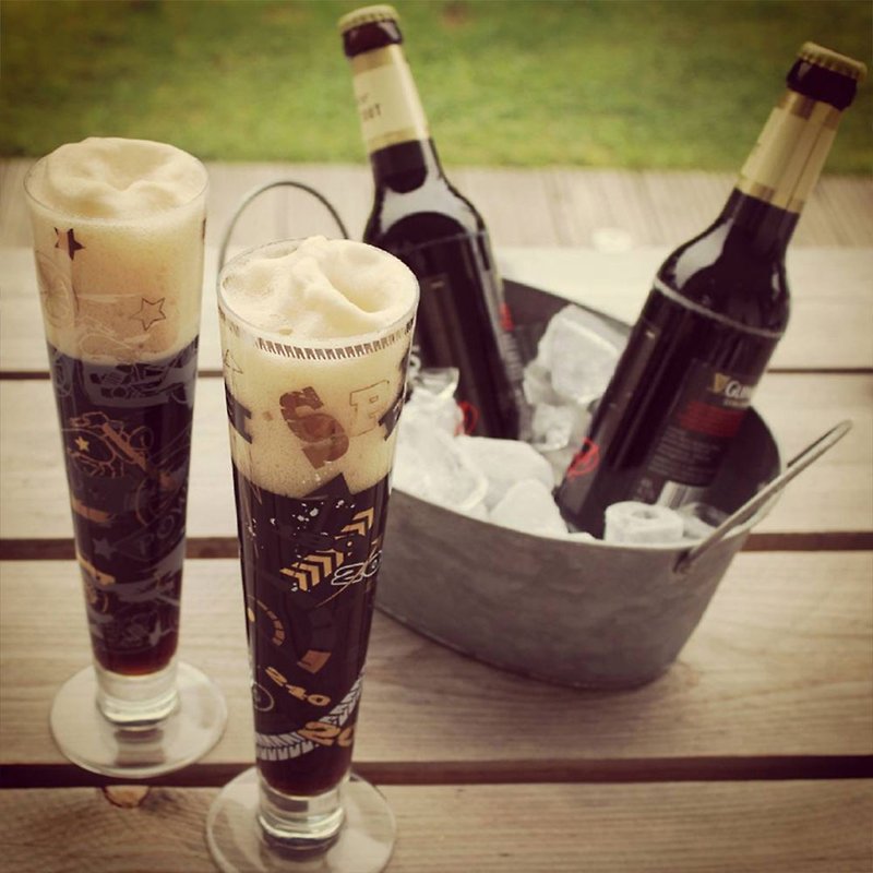 德國 RITZENHOFF BLACK LABEL 黑標經典啤酒 - 酒杯/酒器 - 玻璃 多色