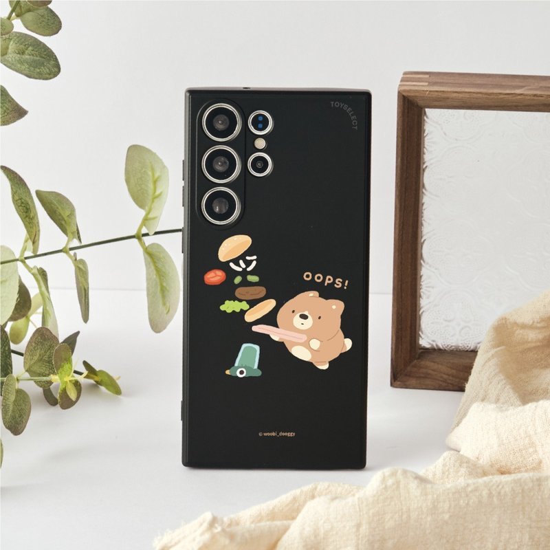 嗚比的朋友在地漢堡純色矽膠SAMSUNG手機殼 - 手機殼/手機套 - 塑膠 多色