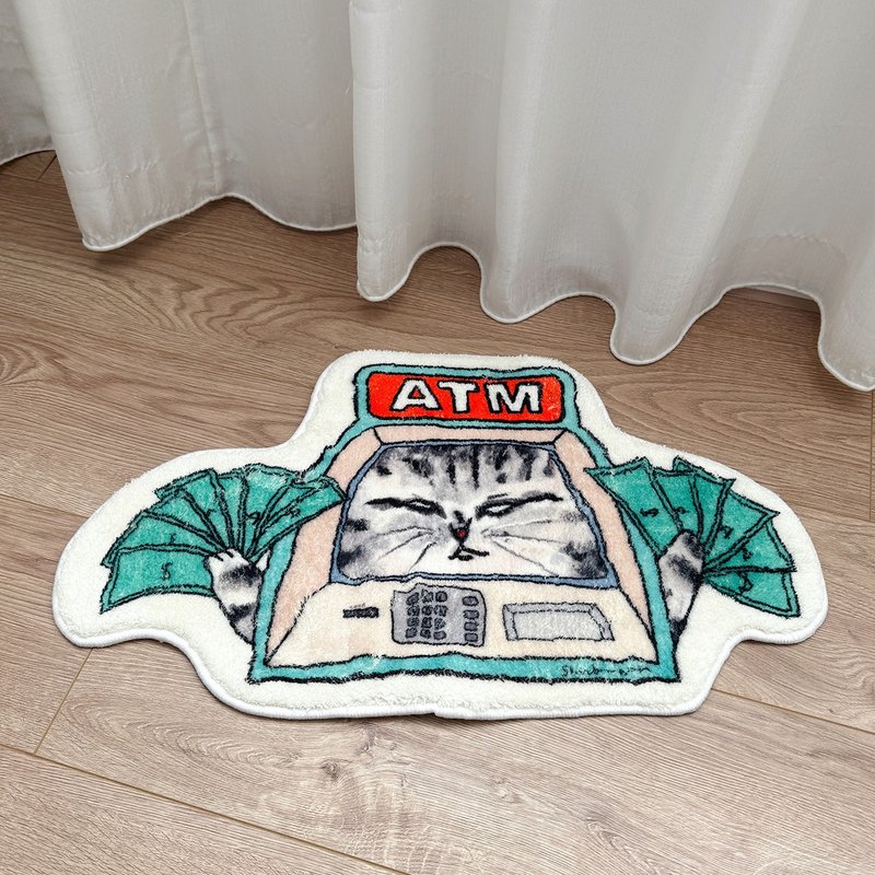 貓貓ATM 長毛地毯 地墊 - 地墊/地毯 - 聚酯纖維 綠色