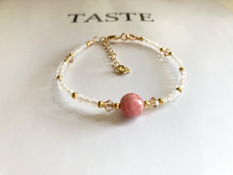 Customizable crystal bracelet to enhance love luck and fashionable choice of Stone and Stone crystal - สร้อยข้อมือ - คริสตัล 