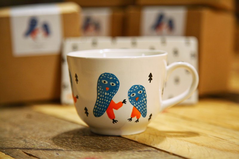 Midnight Owl Tea Cup - แก้ว - ดินเผา หลากหลายสี