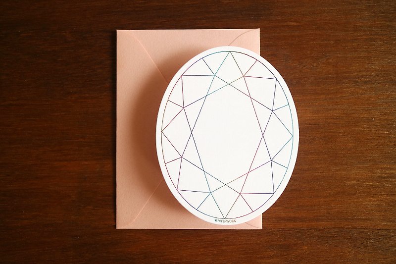 ダイヤモンドカードダイヤモンドエッグピジョン卵 - カード・はがき - 紙 多色