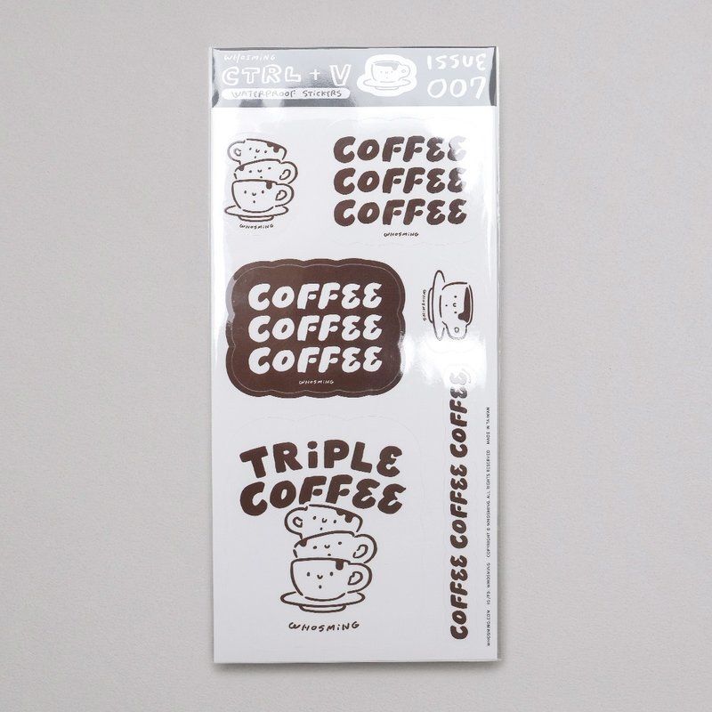 WHOSMiNG 貼紙 - ISSUE 007 - 貼紙 - 紙 白色