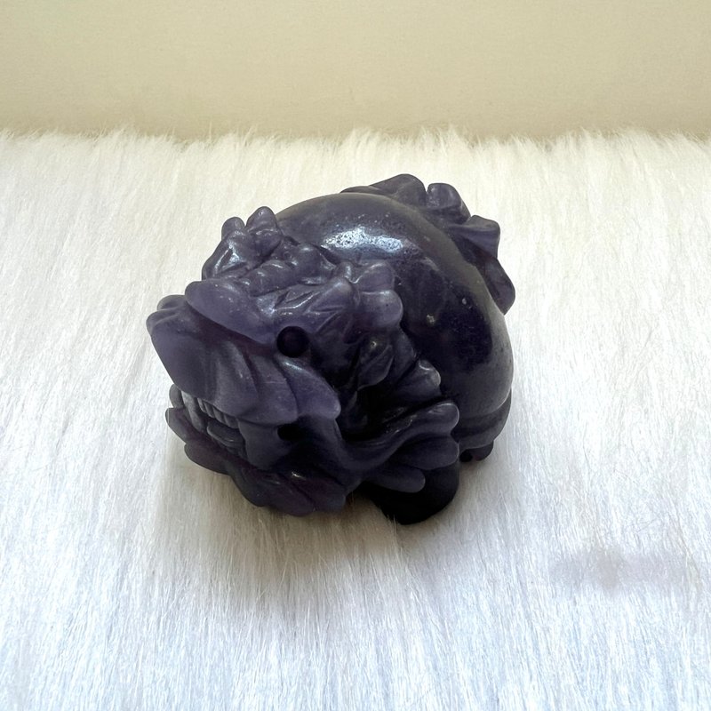 紫雲母龍龜 | 水晶 | 水晶龍龜 | 水晶擺件 - 擺飾/家飾品 - 水晶 紫色