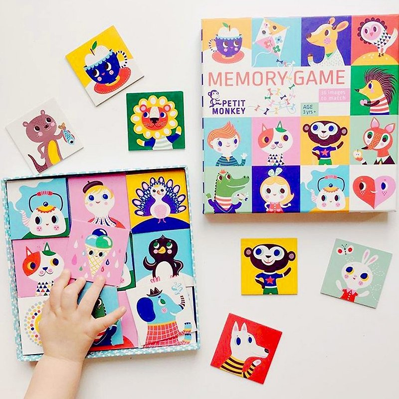 Memory Game 72 pcs / 3 yrs+ - ของเล่นเด็ก - กระดาษ หลากหลายสี