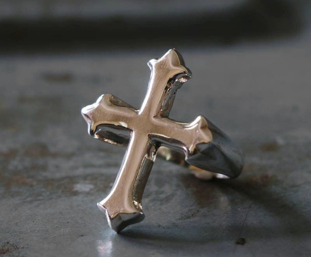 Vintage Mexican Biker Ring Skull Cross Christ Jesus sterling silver men rocker Shop jacksclub General Rings Pinkoi