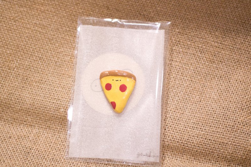 來片披薩擺飾 - 擺飾/家飾品 - 黏土 黃色