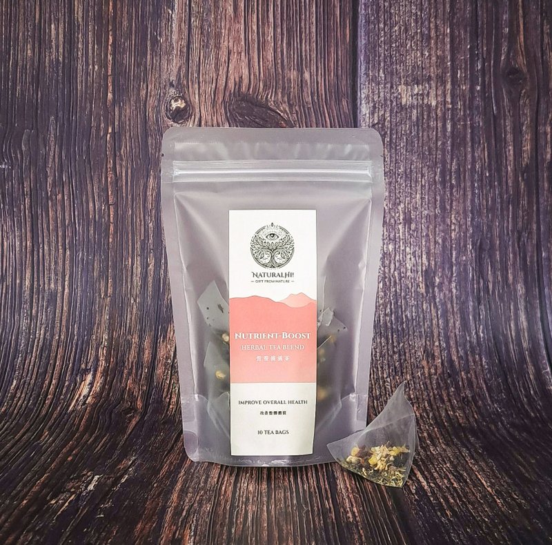 營養滿滿茶 | 10 杯 | 豐富營養 | 增強免疫力 | 抗過敏 - 茶葉/茶包/水果茶 - 植物．花 綠色