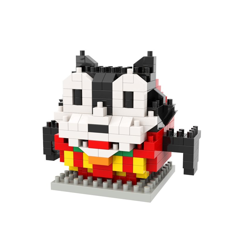 Archbrick 1919 The First Felix The Cat with Dharma Style Pixel Brick Nanoblock - ตุ๊กตา - พลาสติก หลากหลายสี