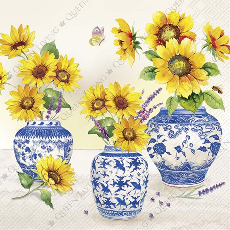 德國 IHR-33*33cm餐巾紙-索麗娜霜 - 桌布/桌巾/餐墊 - 紙 多色