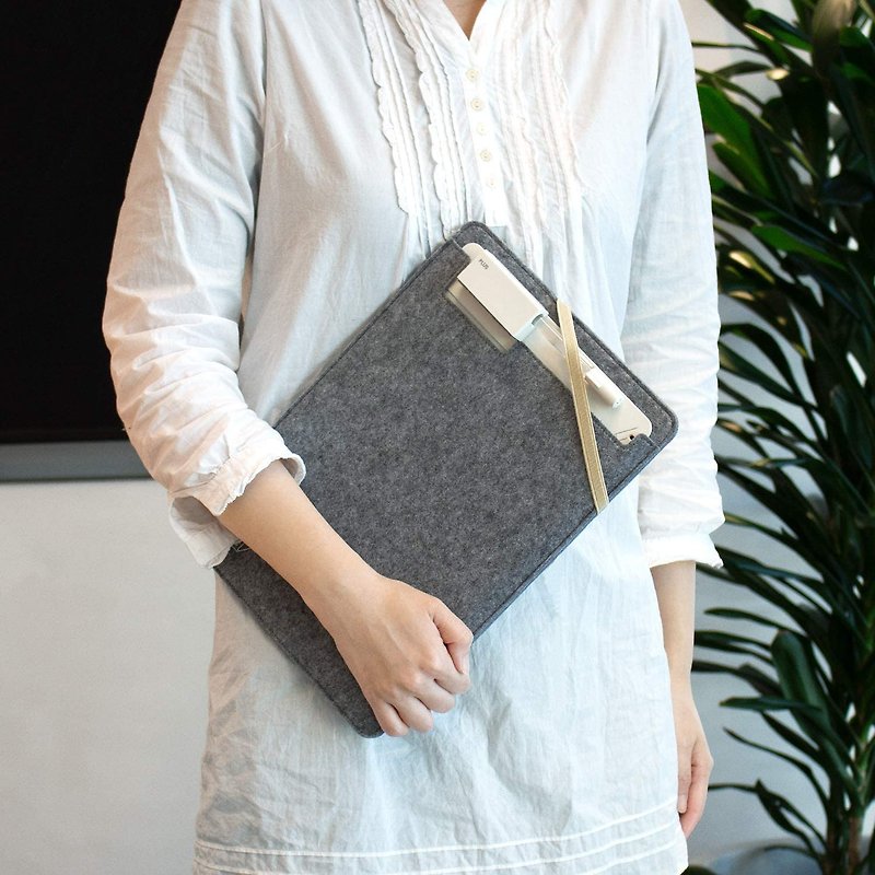PLUS Kaite2 Magnetic Tablet Case/Special Pen/Special Eraser/Special Pen (Accessory) - Book Covers - Other Materials Gray