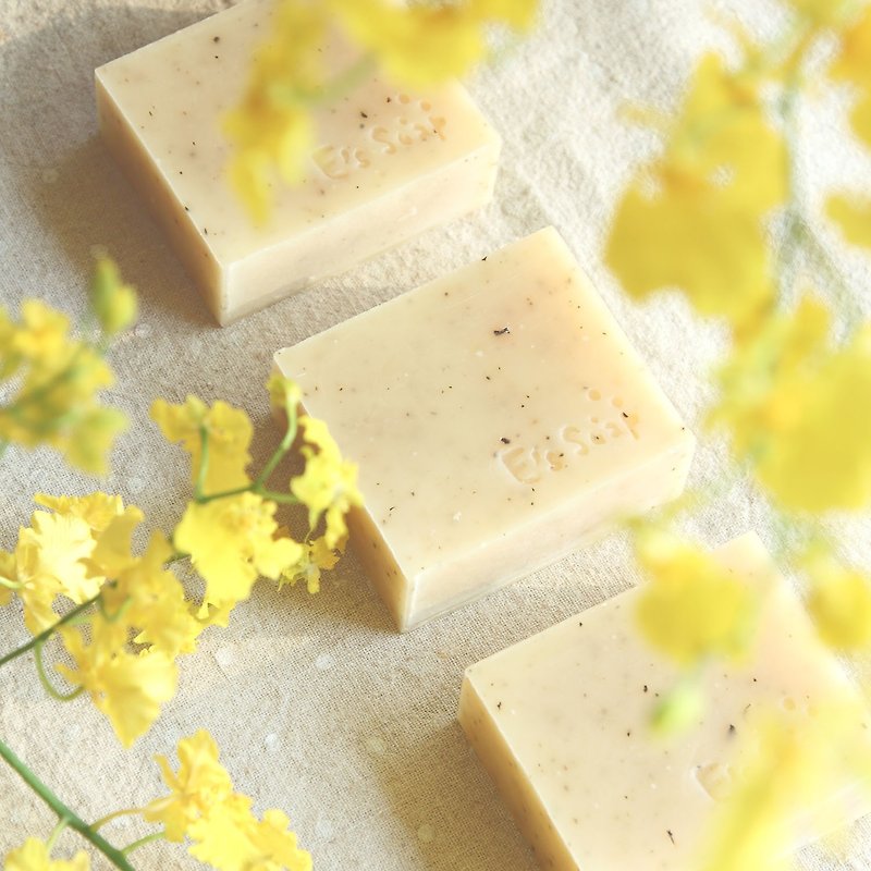 Lemon Verbena Shampoo/Facial Soap - Body Wash - Plants & Flowers Khaki