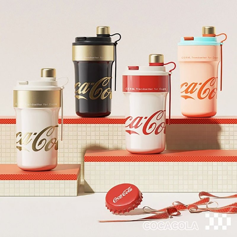 [Free Shipping] GERM Coca-Cola Coffee Thermos Cup Male Students Special Large Capacity Water Cup - กระบอกน้ำร้อน - วัสดุอื่นๆ หลากหลายสี