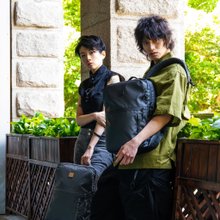 MORGAN ブラック クラシック 牛革 ジッパー バックパック